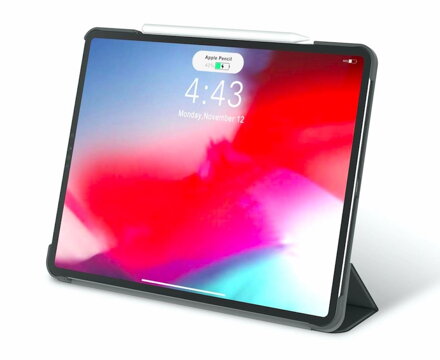 JETech Case for iPad Pro 12.9-Inch (3rd Generation 2018 Model), Support Apple Pencil Charging, Cover with Auto Wake/Sleep (Black)