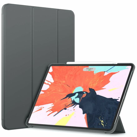 JETech Case for iPad Pro 12.9-Inch (3rd Generation 2018 Model), Support Apple Pencil Charging, Cover with Auto Wake/Sleep (Black)