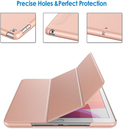 JETech Case for Apple iPad 7 (10.2-Inch, 2019 Model, 7th Generation), Auto Wake/Sleep (Rose Gold)