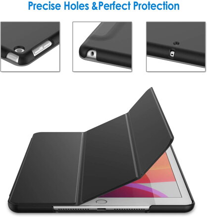JETech Case for Apple iPad 7 (10.2-Inch, 2019 Model, 7th Generation), Auto Wake/Sleep (Black)