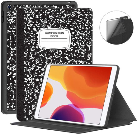 Supveco Case for Apple iPad 7 (10.2-inch, 2019 model, 7th Generation) - Premium Shockproof Case with Auto Sleep/Wake Feature (Book)
