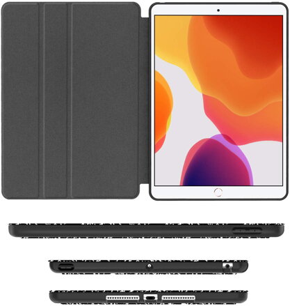 Supveco Case for Apple iPad 7 (10.2-inch, 2019 model, 7th Generation) - Premium Shockproof Case with Auto Sleep/Wake Feature (Book)