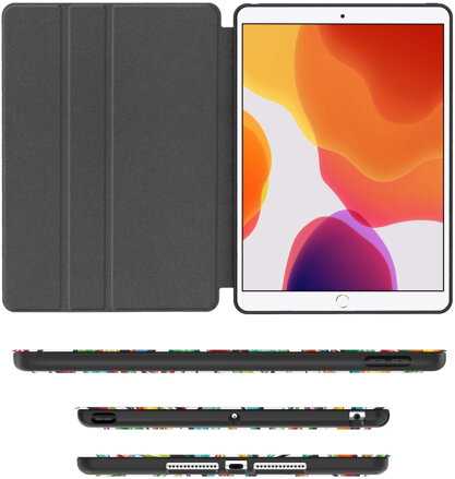 Supveco Case for Apple iPad 7 (10.2-inch, 2019 model, 7th Generation) - Premium Shockproof Case with Auto Sleep/Wake Feature (Lucky Tree)
