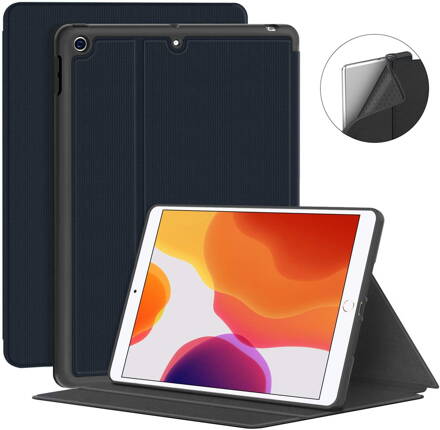 Supveco Case for Apple iPad 7 (10.2-inch, 2019 model, 7th Generation) - Premium Shockproof Case with Auto Sleep/Wake Feature (Dark Blue)