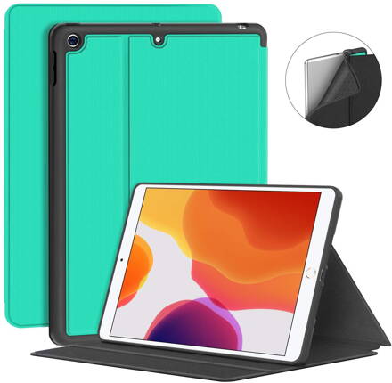 Supveco Case for Apple iPad 7 (10.2-inch, 2019 model, 7th Generation) - Premium Shockproof Case with Auto Sleep/Wake Feature (Green)