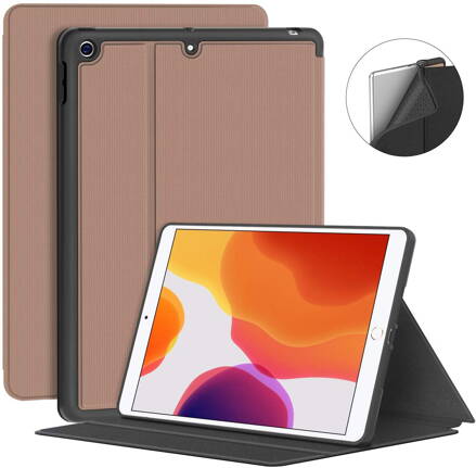 Supveco Case for Apple iPad 7 (10.2-inch, 2019 model, 7th Generation) - Premium Shockproof Case with Auto Sleep/Wake Feature (Rose Gold)
