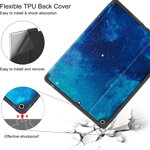 Supveco Case for Apple iPad 7 (10.2-inch, 2019 model, 7th Generation) - Premium Shockproof Case with Auto Sleep/Wake Feature (Blue Starry Sky)